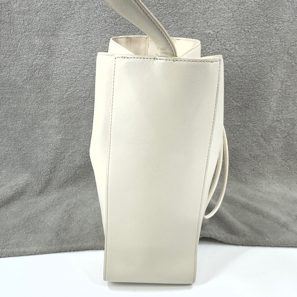 3.1 Phillip Lim Soleil Large Bucket Bag Off White Leather Purse Matching Pouch - Picture 6 of 16